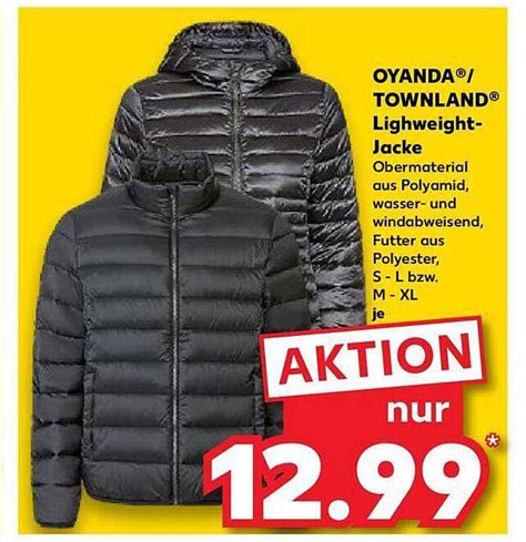 Oyanda Oder Townland Lightweight Jacke Angebot Bei Kaufland 1prospektede