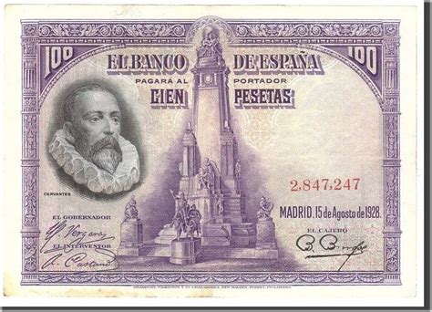 Spain Pesetas Banknote Km A Au Ma Shops