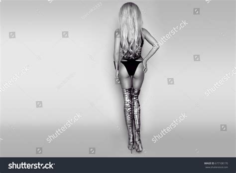 Sexy Woman Bikini Amazing Gold High Stock Photo 677108170 Shutterstock