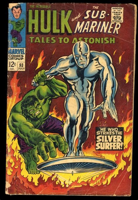 Tales To Astonish Gd Silver Surfer Vs Incredible Hulk Comic