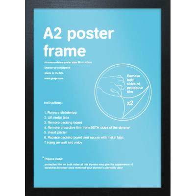 Cadre Pour Affiches Noir A2 42 X 59 4cm Eton Achat Prix Fnac