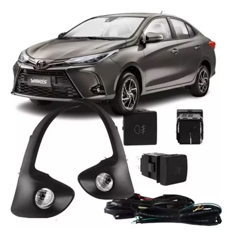 Kit Farol Milha Neblina Led Auxiliar Toyota Yaris 2023 2024 Frete grátis