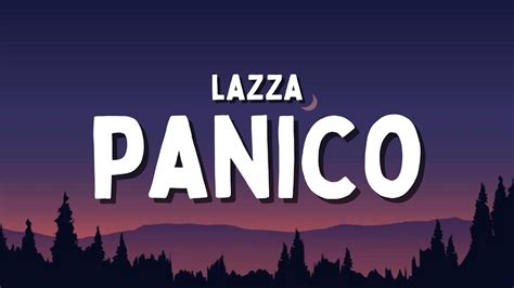 Lazza Panico Testo Lyrics Youtube