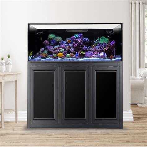 NUVO EXT 150 Gallon Lagoon Aquarium Black APS Stand