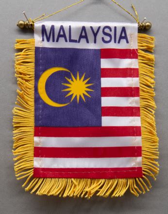 Malaysia Mini Car Flag