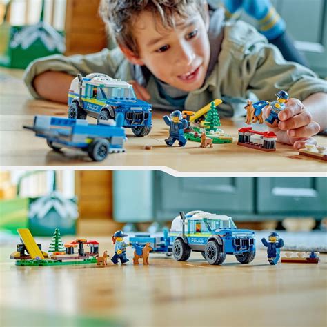 LEGO City 60369 Mobile Police Dog Training Set | Smyths Toys Ireland
