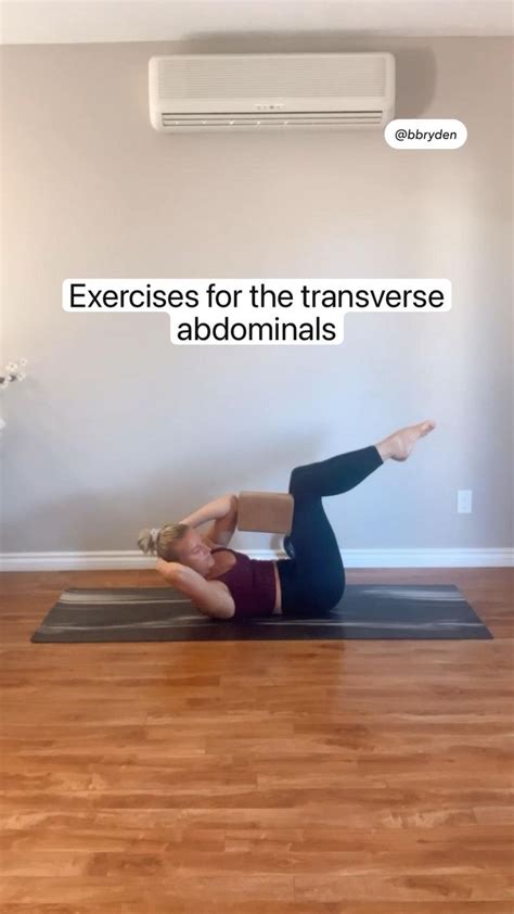 Exercises For The Transverse Abdominals Core Exercises With Brittany