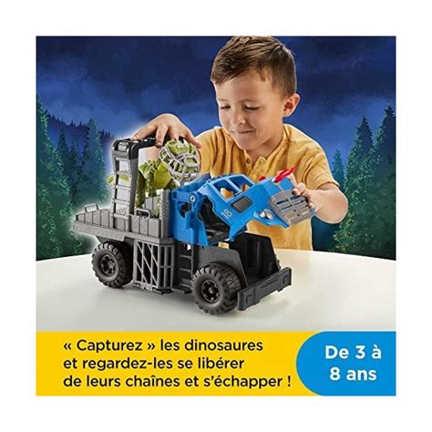 Imaginext Le Camion de Capture Jurassic World Coffret véhicule ave