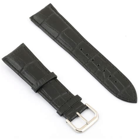 Watch strap leather black | Watches Prime