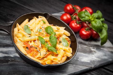 Traditional Penne Pasta Stock Image Colourbox