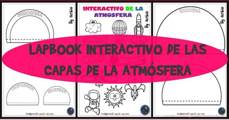 Lapbook Interactivo De Las Capas De La Atmósfera Imagenes Educativas