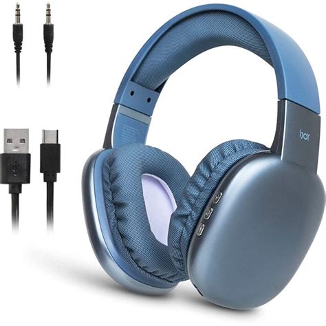 Ultra Wireless Headphones with Microphone- Rechargeable Over Ear Wireless Bluetooth Headphones ...