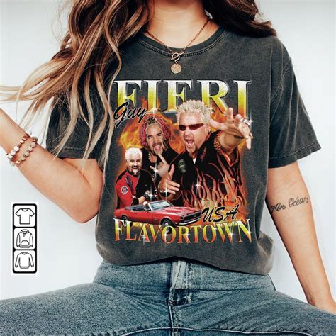 Guy Fieri Shirt Flavortown 90'S Sweatshirt 90S Pop - Etsy