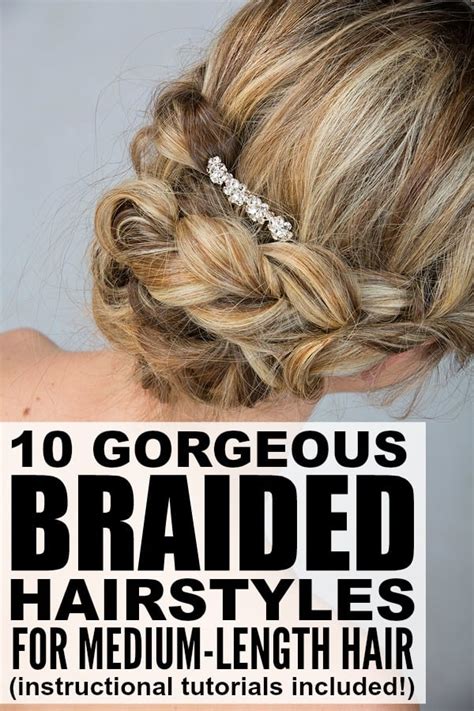 10 Braided Hairstyles For Medium Length Hair