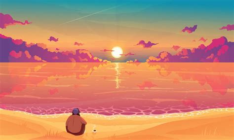 Sunset Sky Background 19775605 Vector Art at Vecteezy