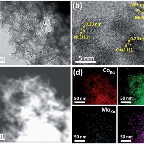 Sem Image A Hrtem Image B Stem Image C And Haadfstem Element