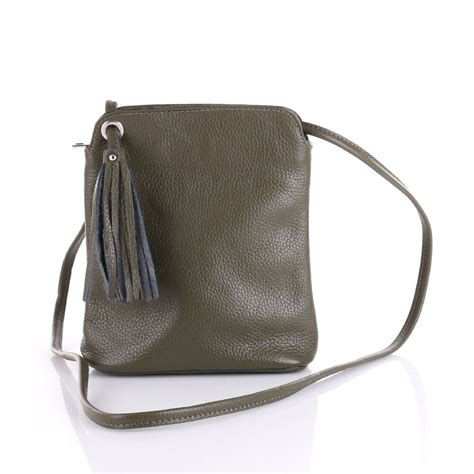 Leder Tasche Schulter Umh Nge Tasche Italy Cross Body Bag Shopper