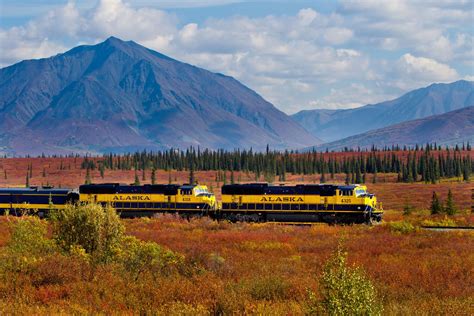 Alaska Railroad Car Vacation Alaska Highway Denali Fairbanks