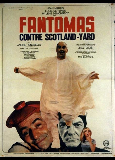 Affiche Fantomas Contre Scotland Yard Andre Hunebelle Cinesud