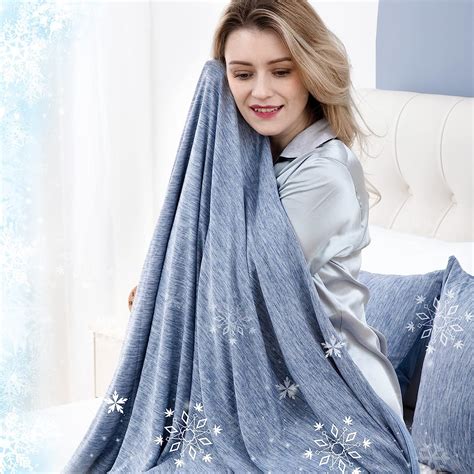 Buy CHOSHOME Cooling Blanket For Hot Sleepers Lightweight Summer Cold Thin Blankets For Sleeping