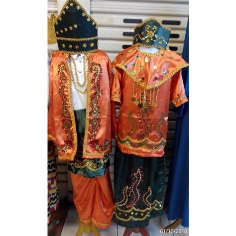 Jual Couplebaju Baju Adat Banjar Kalsel Pakaian Adat Kalimantan