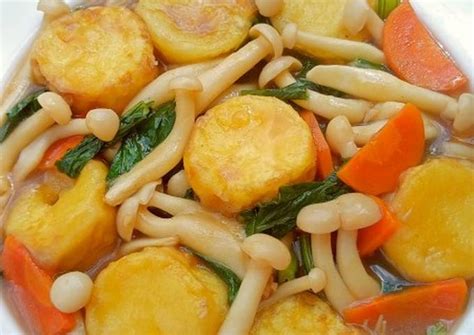 Resep Sapo Tofu Jamur Shimeji Oleh Cookpad