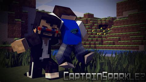 CaptainSparklez Minecraft Speedart - Cinema 4D - YouTube