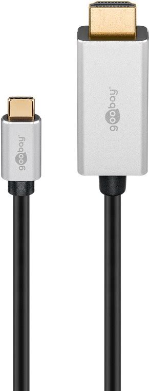 Goobay Adapterkabel Usb C Auf Hdmi M Usb C Stecker Hdmi