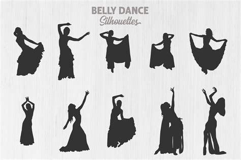 Belly Dancer Silhouette Clip Art