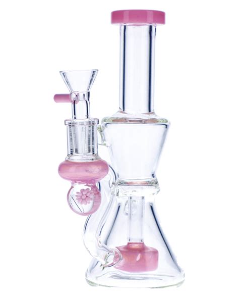 Opal Accented Recycler Mini Bong 420 Glass Search