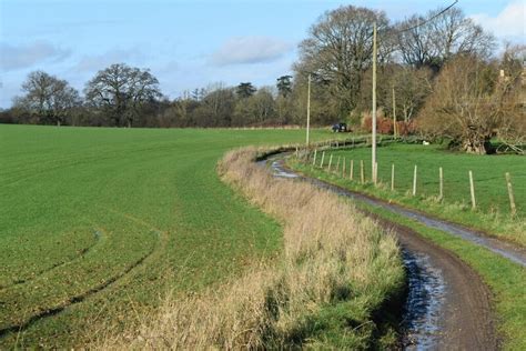 Footpath On Track North Of High Hall © David Martin Cc By Sa20