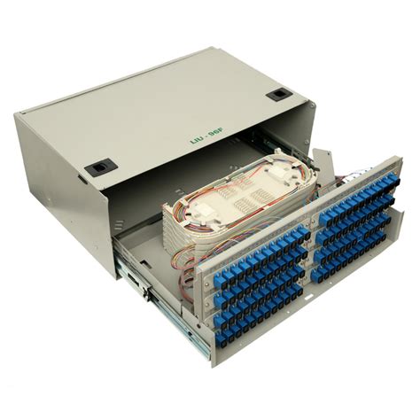 Fiber Optic Patch Panel Liu 96 Ports I With Multiple Connectors Option