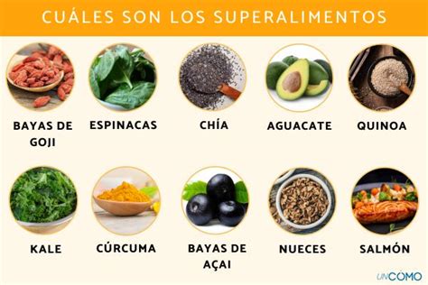 Cuáles son los superalimentos Descubre que alimentos no pueden faltan