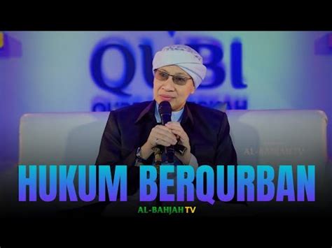 Hukum Qurban Wajib Atau Sunnah Buya Yahya Youtube