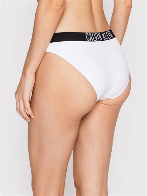 Calvin Klein Swimwear Bikini Partea De Jos Classic Kw Kw Alb