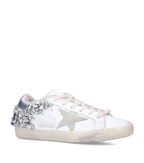 Womens Golden Goose White Superstar Sneakers Harrods Uk