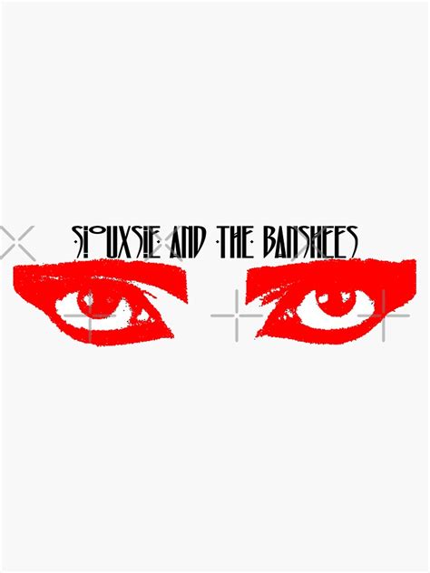 Siouxsie And The Banshees Eyes Of Siouxsie Sioux Sticker For