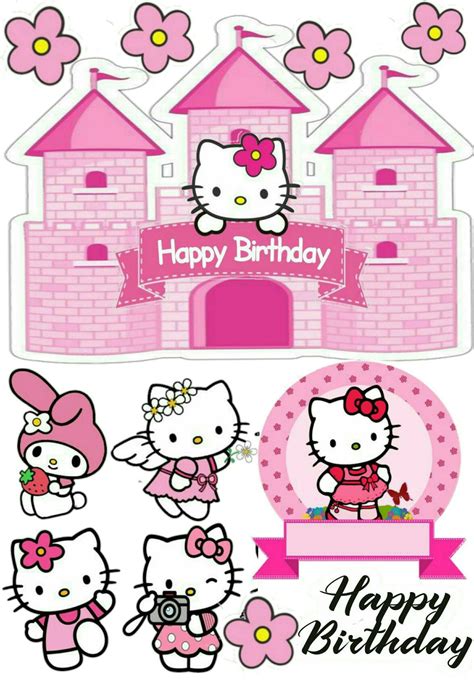 Hello Kitty Cake Topper Printable Artofit