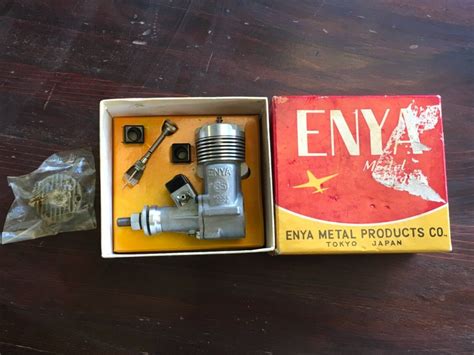 Vintage Enya Iii Stunt Combat Control Line Model Airplane Engine