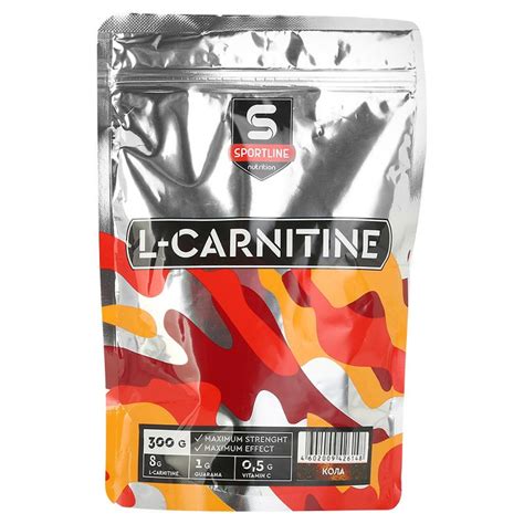 L-карнитин с гуараной и витамином C SportLine Nutrition L-Carnitine ...
