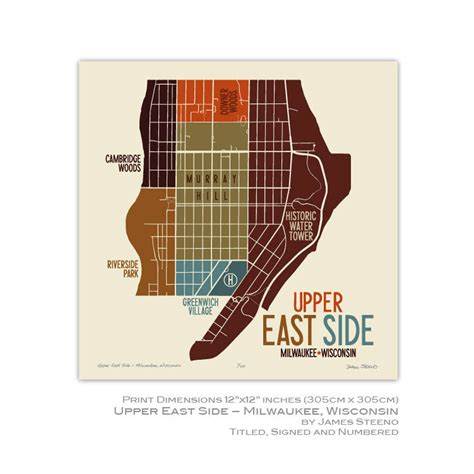 12x12 Upper East Side Print - Historic Milwaukee, Inc.