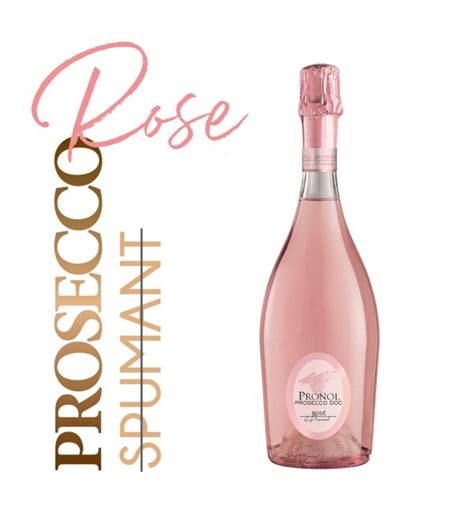 Pronol Prosecco DOC Rosé Brut 750mL Sabatino Tartufi