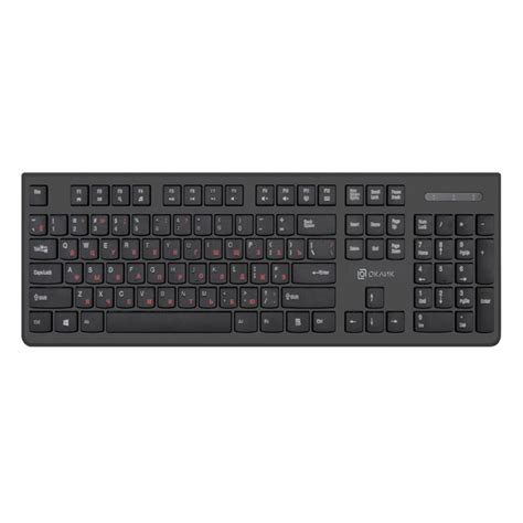 Купить Проводная игровая клавиатура OKLICK 505M Black (1196544) - цена ...