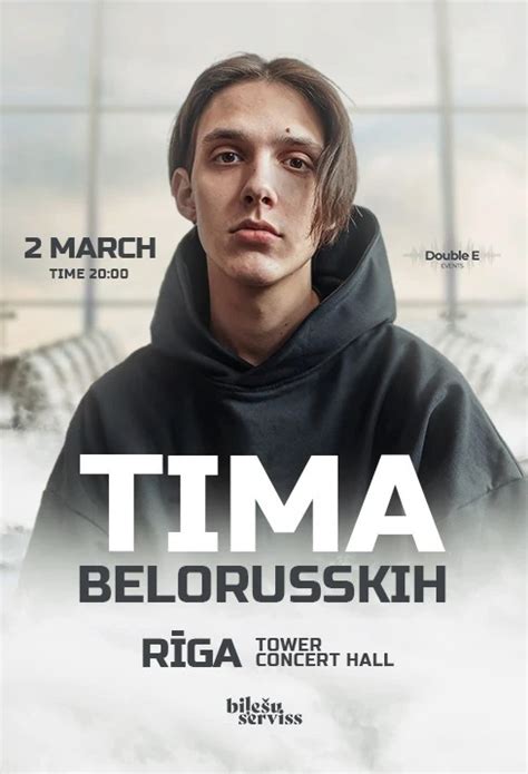 Tima Belorusskih - 02.03.2024 20:00 - Tower Club Riga, Rīga - Mūzika ...
