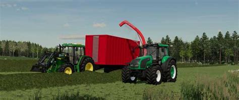 FS22 Lizard 20T Silage Trailer v 1 0 0 0 Silage Mod für Farming