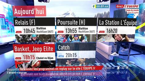 Biathlon Replay Relais Femmes De Hochfilzen L Avant Course