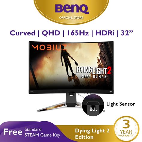 BenQ MOBIUZ EX3210R Dying Light 2 Edition 32 2K QHD 1ms 165Hz HDRi