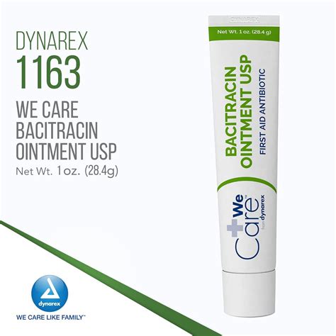 Dynarex Bacitracin Topical Ointment Usp First Response Wound Care