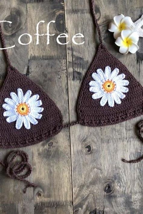 New Arrival Handmade Crochet Flower Micro Bikini G Thong String Beach Micro Swimwear Sexy