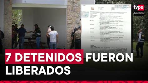 Liberan a detenidos del caso El Búnker de Pachacámac YouTube